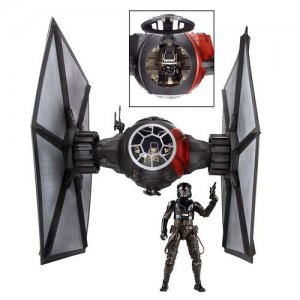 Star Wars The Force Awakens The Black Series Deluxe First Order TIE Fighter Vehicle with Pilot
