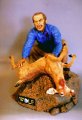 Wolf Eating Deer Model (Jack Nicholson) Model Kit