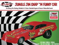 Jungle Jim Chevy Vega Funny Car 1/32 Scale Snap Model Kit by Atlantis