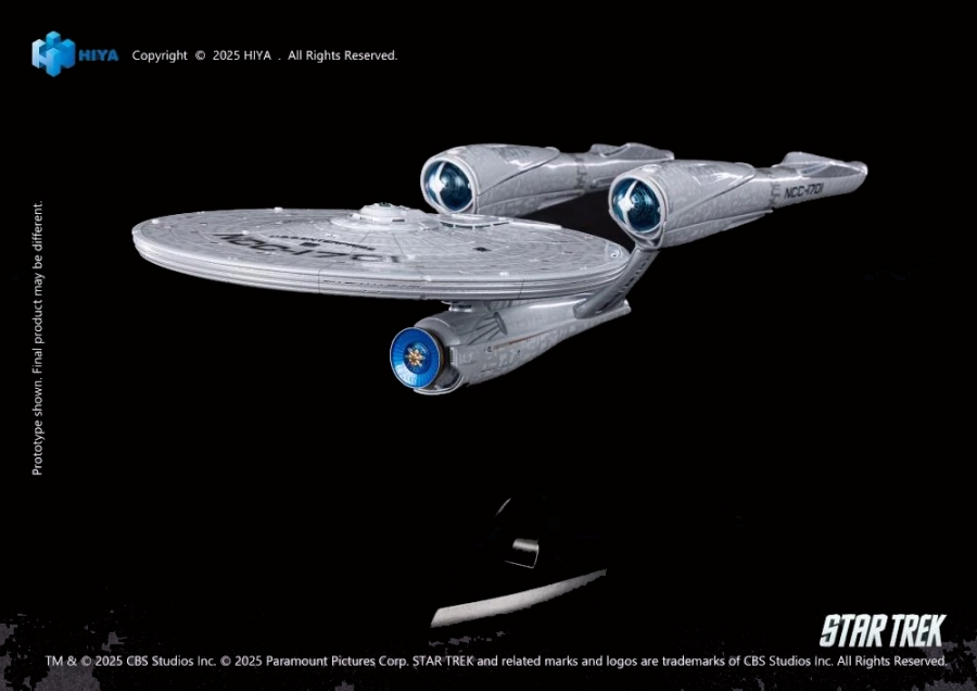 Star Trek 2009 U.S.S. Enterprise NCC-1701 15" ReplicaArt Series with Lights - Click Image to Close