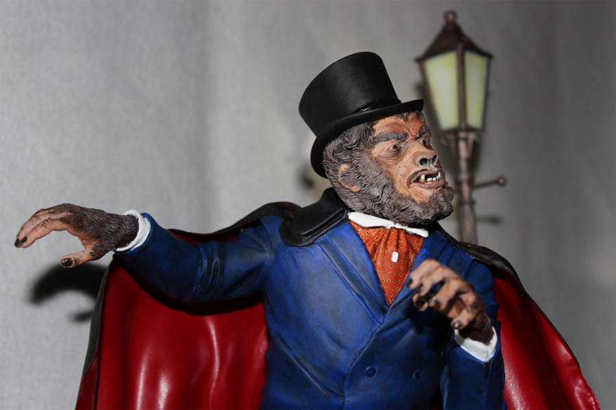 A.C. Mr. Hyde Resin Model Kit Sculpted by Jeff Yagher - Click Image to Close