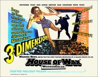 House of Wax 3D 1953 Half Sheet Poster Reproduction Vincent Price