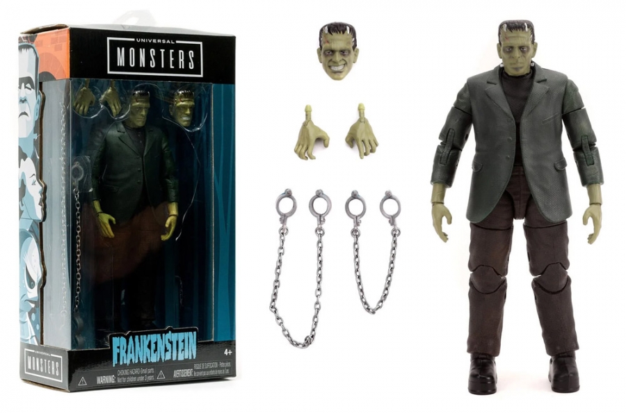 Frankenstein 6-Inch Scale Action Figure Universal Monsters Boris Karloff - Click Image to Close