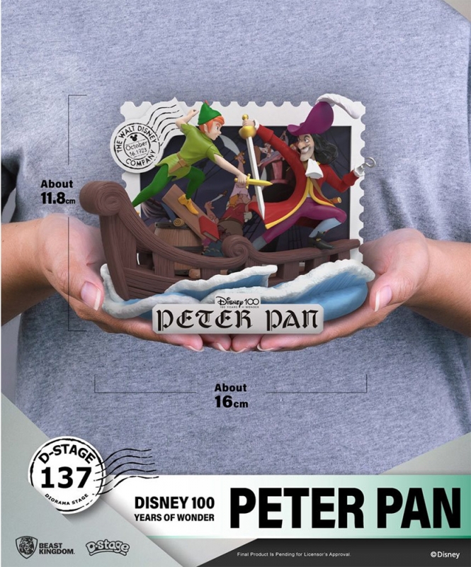 Peter Pan Disney 100 Years of Wonder D-Stage Statue - Click Image to Close