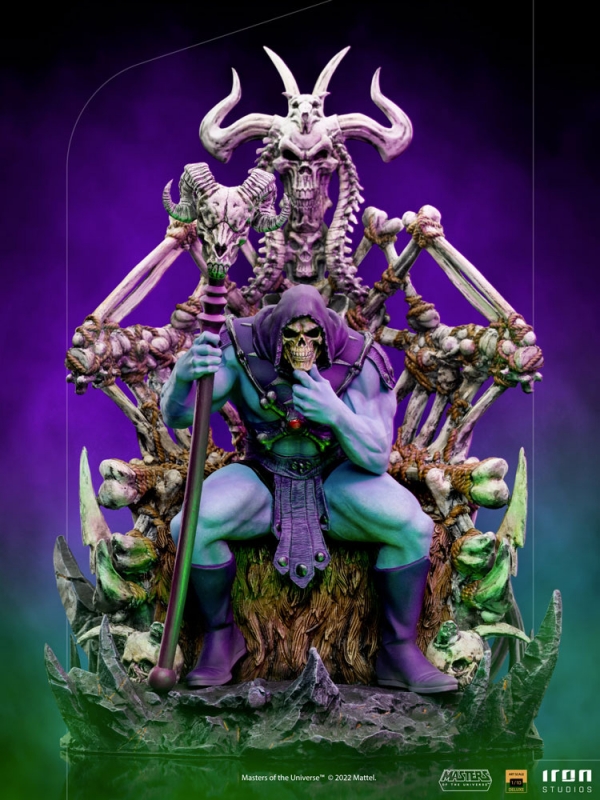 Masters of the Universe Skeletor on Throne 1/10 Scale Statue - Click Image to Close