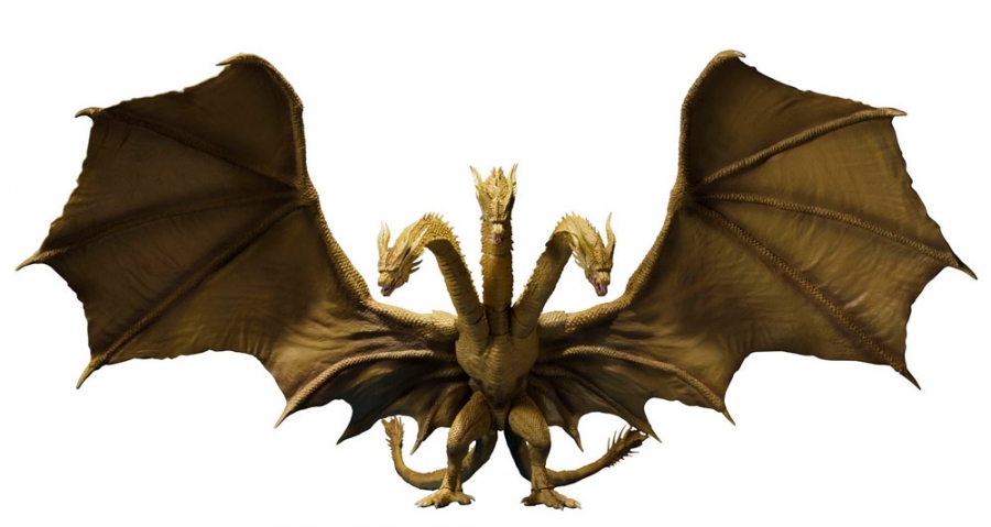 Godzilla 2019 King Of The Monsters King Ghidorah SH MonsterArts Figure by Bandai Japan - Click Image to Close