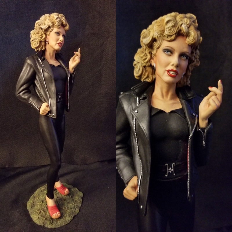 Grease Sandy 1/6 Scale Polystone Resin Model Kit - Click Image to Close