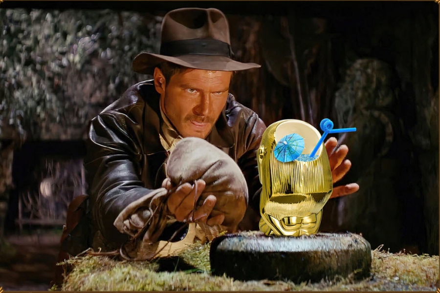Indiana Jones and The Raiders Of The Lost Ark Golden Idol 24 oz. Geeki Tikis Mug - Click Image to Close