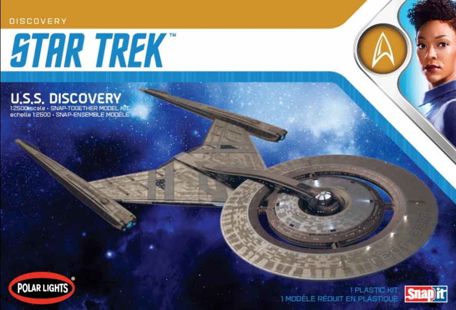 Star Trek Discovery NCC-1031 1/2500 Scale Model Kit by Polar Lights - Click Image to Close