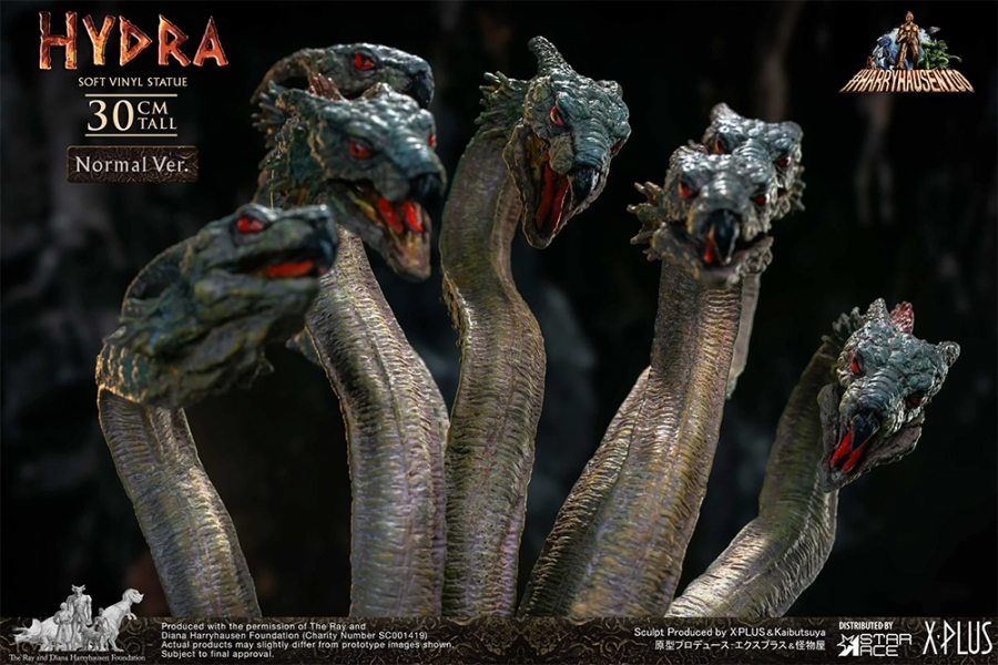 Jason and the Argonauts Hydra (Normal Version) Soft Vinyl Statue by X-Plus - Click Image to Close