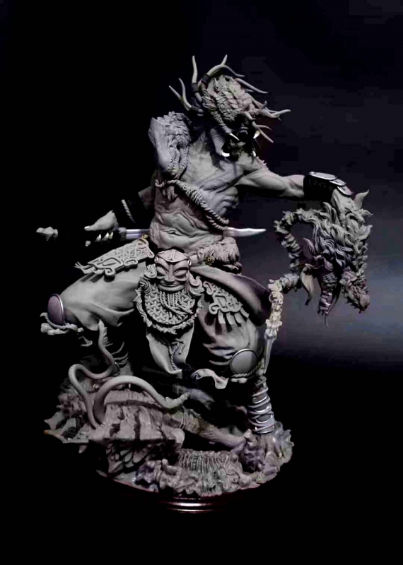 Predator Samurai Kirin Decapitator Resin Model Kit IMPORT - Click Image to Close