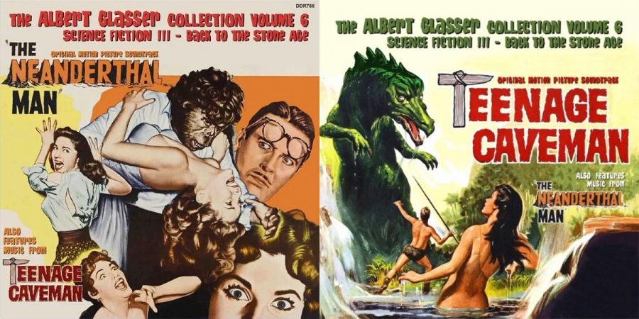 Neanderthal Man 1953 / Teenage Caveman 1958 Soundtrack CD Albert Glasser Collection Violume 6 - Click Image to Close