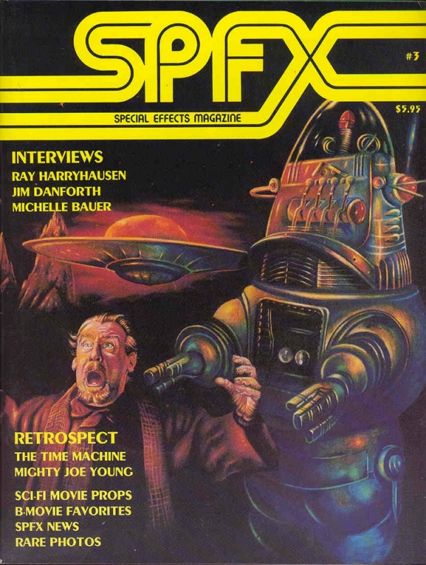 SPFX Special Effects Magazine Volume 3 Ted Bohus Forbidden Planet - Click Image to Close