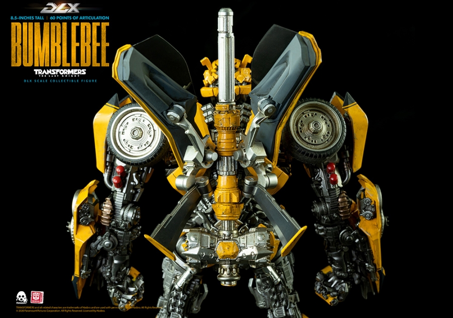 Transformers: The Last Knight DLX Bumblebee Figure by ThreeZero - Click Image to Close