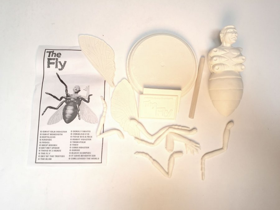 Fly In Web 1958 Radiation Theatre Resin Model Kit - Click Image to Close