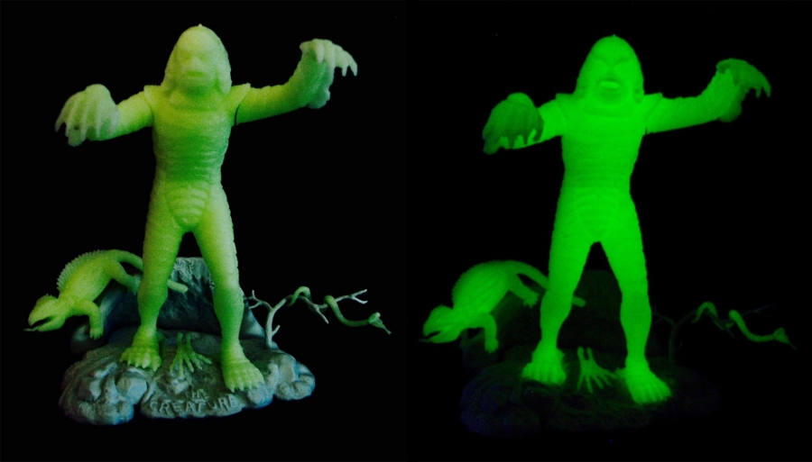 Creature Glow Aurora Monster Scenes Style Model Kit - Click Image to Close