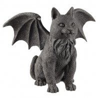 Gargoyle Winged Vampire Cat Statue