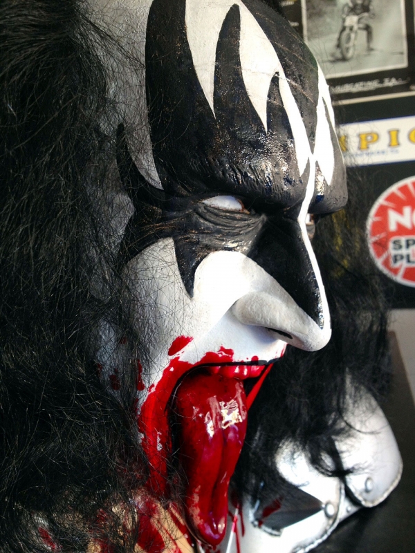 Kiss Gene Simmons Life Size Prototype Bust - Click Image to Close