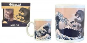 Godzilla Mug Thirty-Six Views of Mount Fuji & Giant Monster