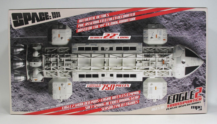 Space 1999 Eagle II Transporter 22" 1/48 Scale Finished Display - Click Image to Close