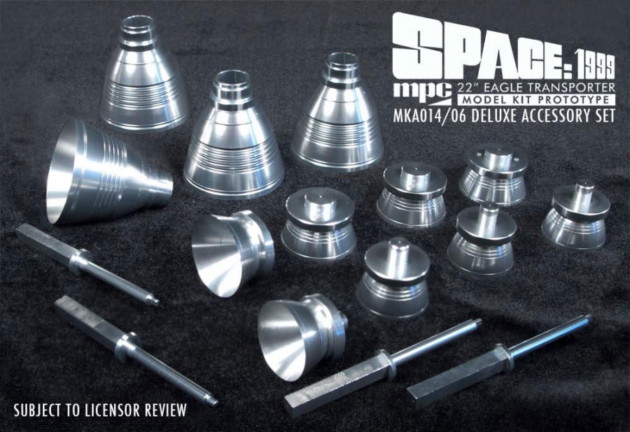 Space 1999 Eagle Transporter 22" Long 1/48th Scale Deluxe Accessory Set #1 (Large Metal Parts) - Click Image to Close