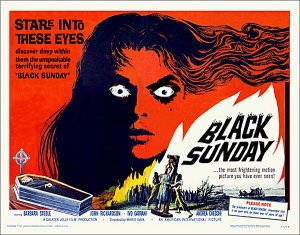 Black Sunday 1961 Half Sheet Poster Reproduction