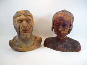 Babylon 5 Delenn and G'Kar Life Mask and Prosthetics Season 1