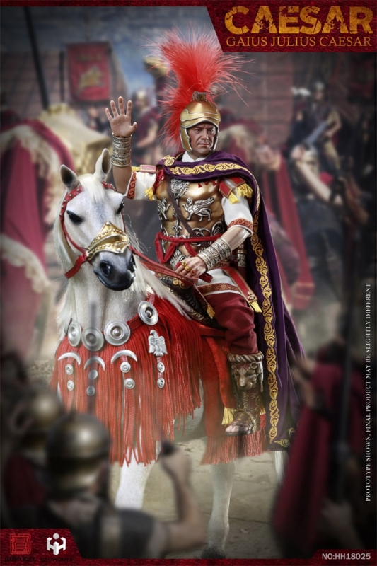 Julius Caesar 1/6 Scale Figure with Warhorse - Click Image to Close