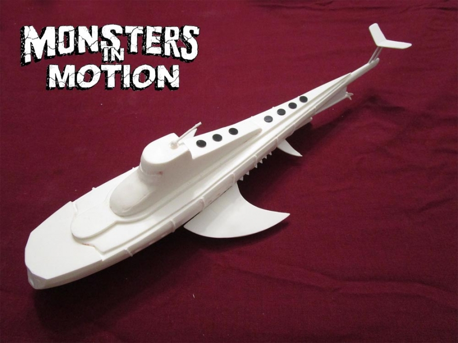 Amazing Captain Nemo / Rerturn of Captain Nemo Nautilus 12" Long Model Kit - Click Image to Close