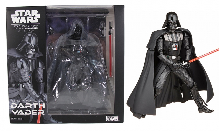 Star Wars Revoltech Kaiyodo Darth Vader Figure Complex - Click Image to Close