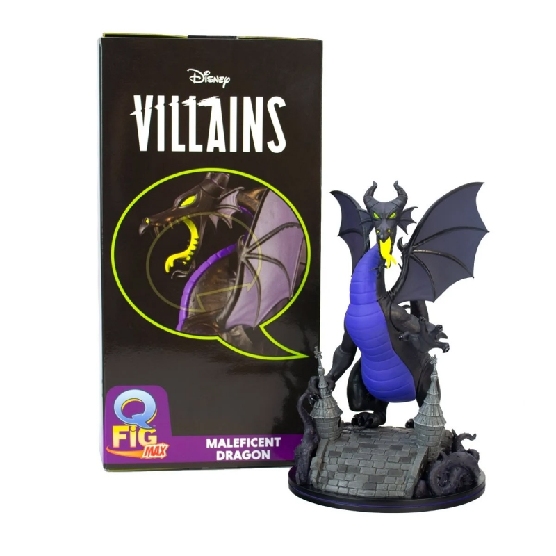 Disney Villains Maleficent Dragon Q-Fig Max Elite Figure - Click Image to Close