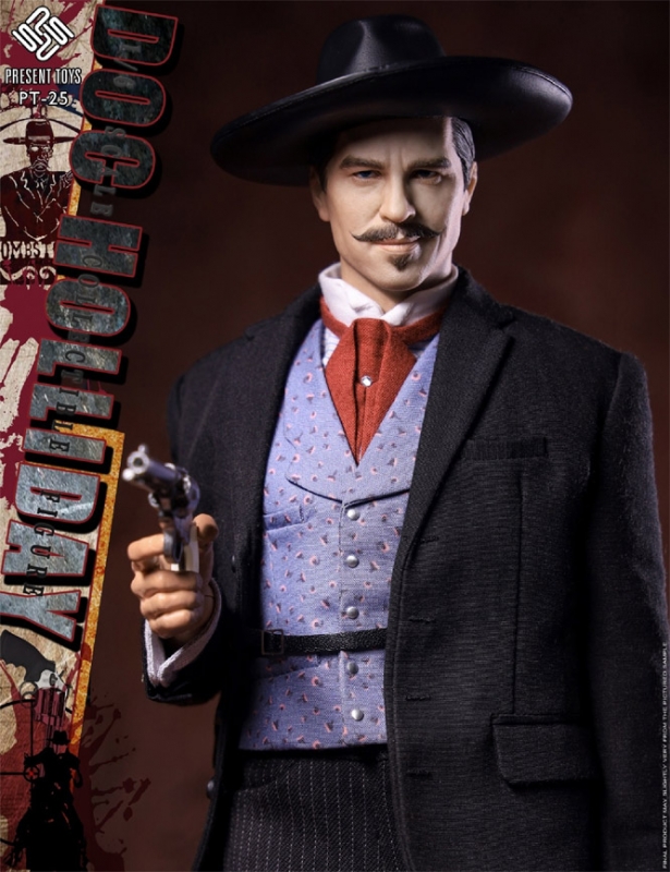 Tombstone Doc Holliday 1/6 Scale Figure by Present Toys - Click Image to Close