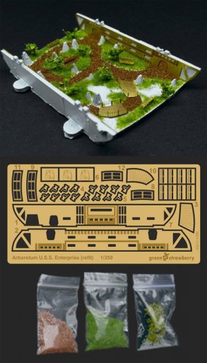 Star Trek TOS Enterprise NCC-1701 Arboretum 1/350 Scale Model Kit Detail Set Photoetch by Green Strawberry