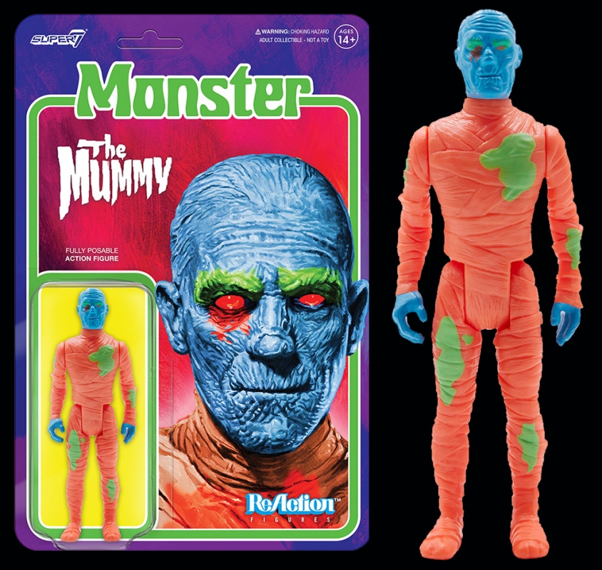 Mummy Costume Colors 3.75 Inch ReAction Figure - Click Image to Close