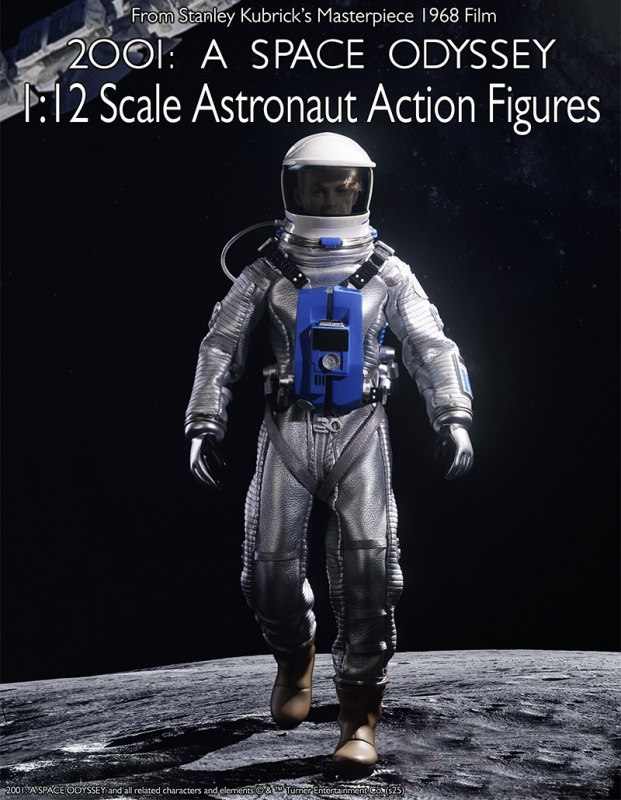 2001: A Space Odyssey Clavius Astronaut Spacesuit 1/12 Scale Figure (6" Executive Collection) - Click Image to Close
