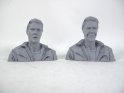 Innerspace 1987 Tuck Dennis Quaid 1/6 Scale Bust Model Set of 2