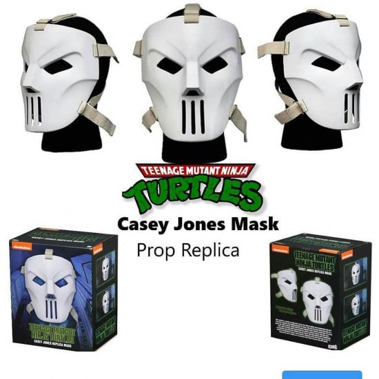 1990 Movie Rep NECA Casey Jones Replica Mask TMNT Teenage Mutant Ninja Turtles 