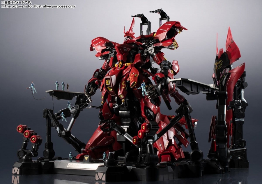 Gundam Char's Counterattack Metal Structure MSN-04 Sazabi 1/60 Scale Figure LIMITED EDITION - Click Image to Close