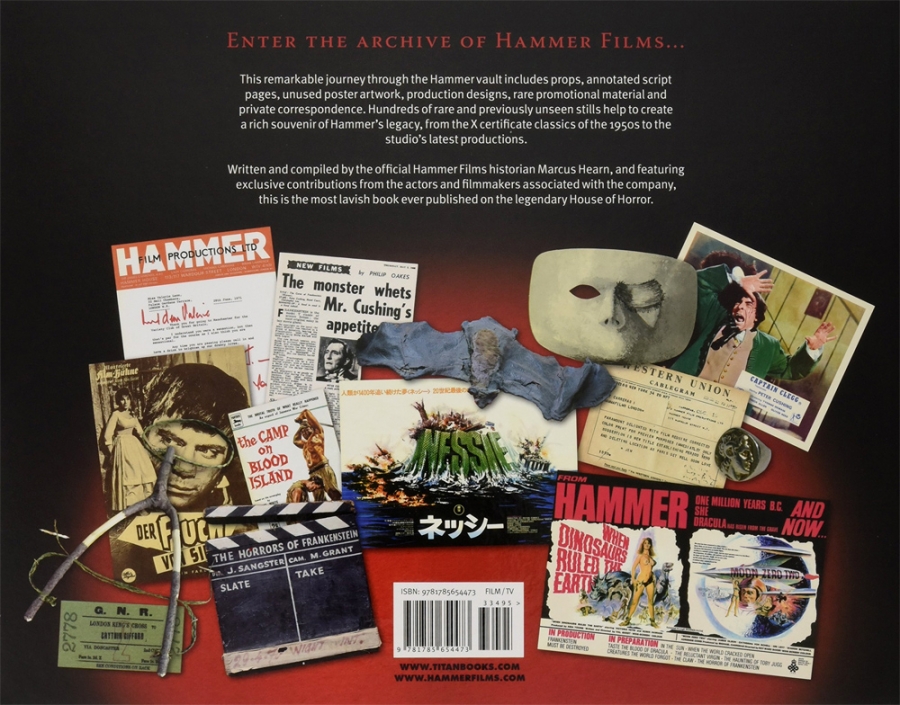 Hammer Vault Treasures From the Archive of Hammer Films Book - Click Image to Close