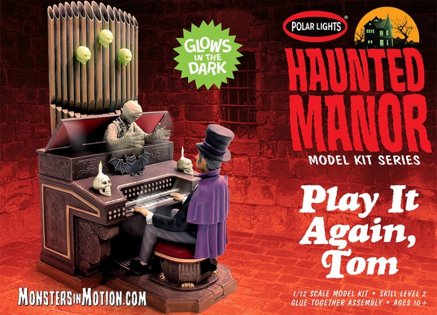Haunted Manor: Play It Again, Tom! MPC Re-Issue Model Kit by Polar Lights - Click Image to Close