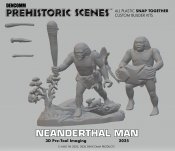 Neanderthal Man Aurora Prehistoric Scenes 1/13 Scale Model Kit Re-Issue