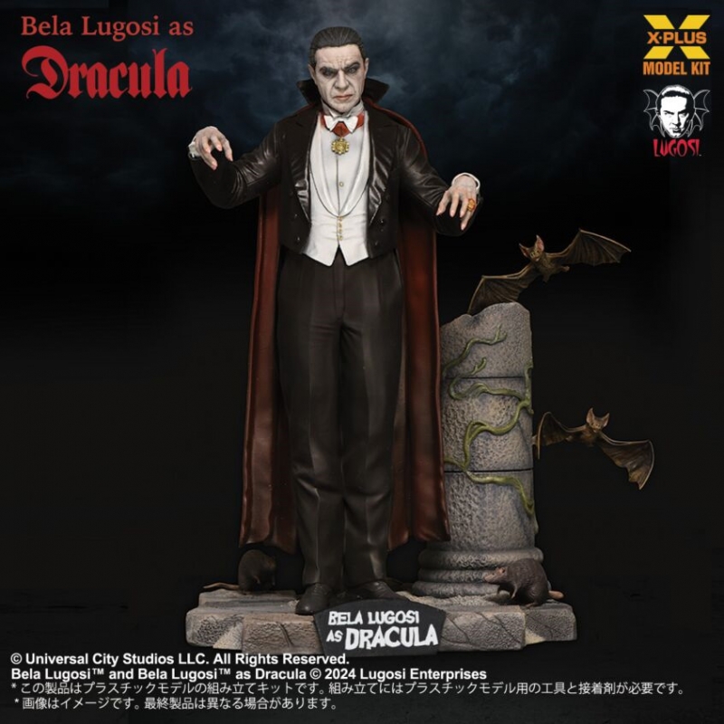 Dracula 1931 Plastic Model Kit By X-Plus Bela Lugosi - Click Image to Close