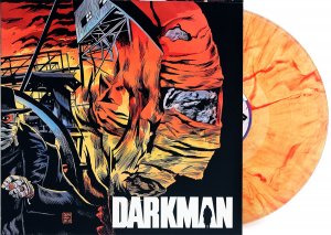 Darkman Soundtrack Vinyl LP Danny Elfman Fire Variant
