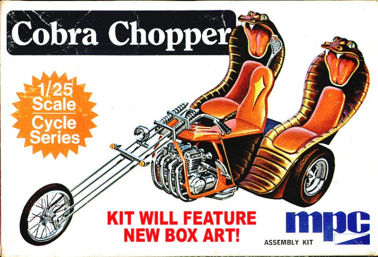 MPC Ed Roth's Mail Box Chopper (Trick Trikes Series) 1:25 Scale