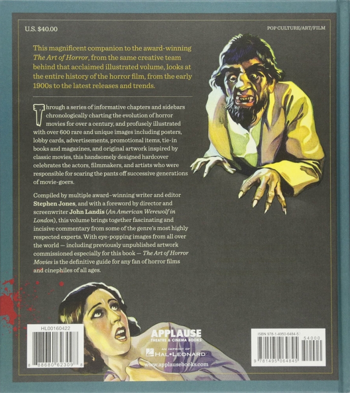 Art of Horror Movies: An Illustrated History Hardcover Book - Click Image to Close