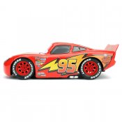 CARS Lightning McQueen 1/24 Scale Diecast Replica with Tire Rack