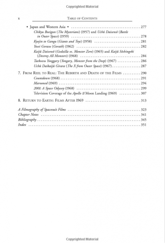 Spacesuit Film, The: A History 1918-1969 Book - Click Image to Close