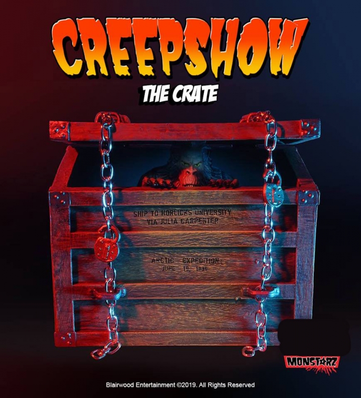 Creepshow The Crate with Fluffy 3.75" Scale Retro Action Figure by Monstarz - Click Image to Close