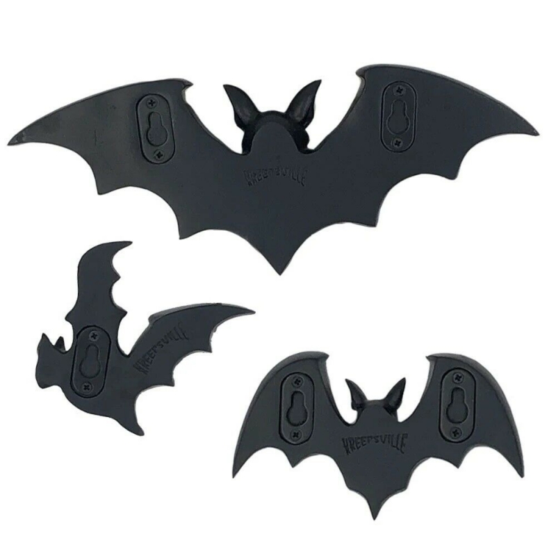 Vampire Bat Wall Decor Set - Click Image to Close