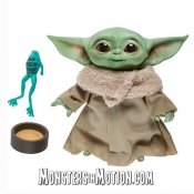 Star Wars The Mandalorian The Child Grogu 7 1/2-Inch Electronic Plush Toy Baby Yoda